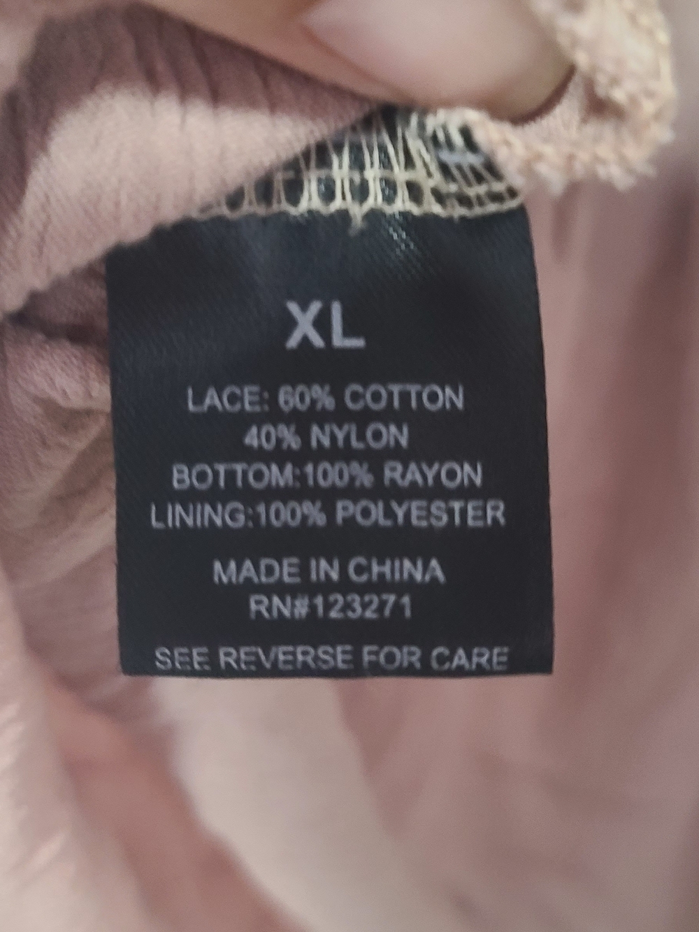 J for Justify Blush Lace-Trim Camisole - Picture 6 of 7